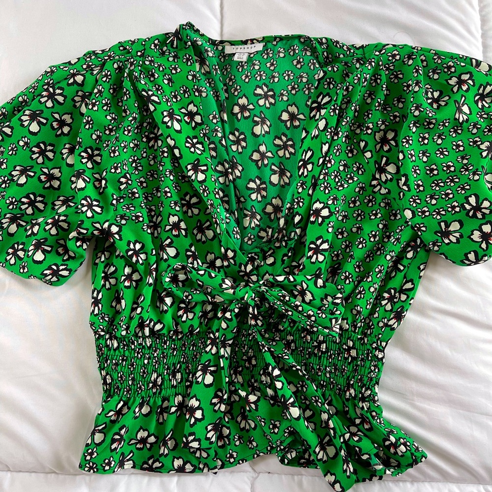 Women’s Topshop Puff-sleeve top